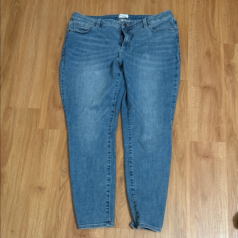 Pistola Women's Blue Skinny Jeans